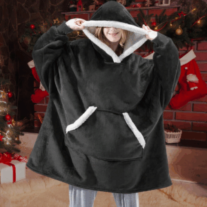 Przytulna bluza z kocykiem